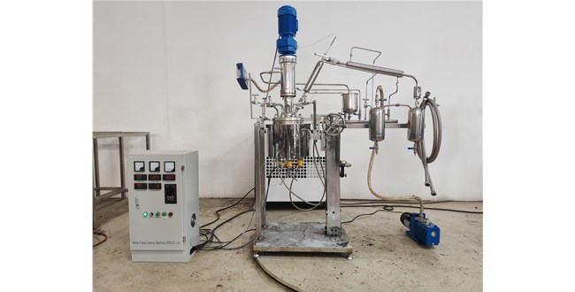 3L高温不锈钢减压蒸馏酯化反应釜已完工发往澳洲客户处